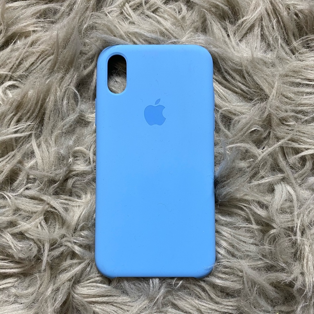 apple blue silicone case